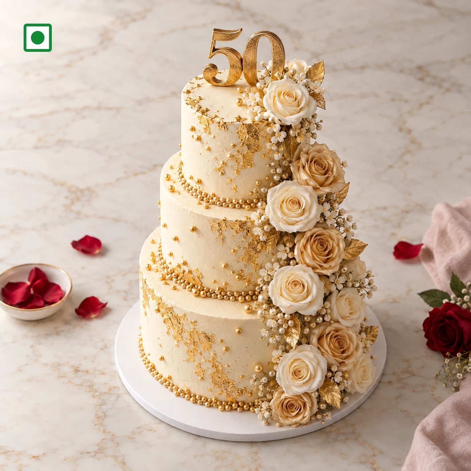50th Anniversary Cake